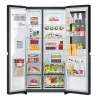 LG InstaView GSGV81EPLL blakus durvju ledusskapis, brīvi stāvošs, 635 L, melns