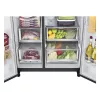 LG InstaView GSGV81EPLL blakus durvju ledusskapis, brīvi stāvošs, 635 L, melns