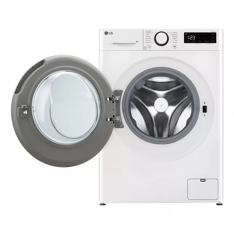 LG F2WR508S0W veļas mazgājamā mašīna ar priekšējo ielādi 8 kg 1160 apgr./min Melna, Balta