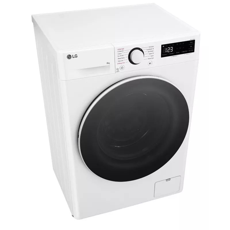 LG F2WR508S0W veļas mazgājamā mašīna ar priekšējo ielādi 8 kg 1160 apgr./min Melna, Balta