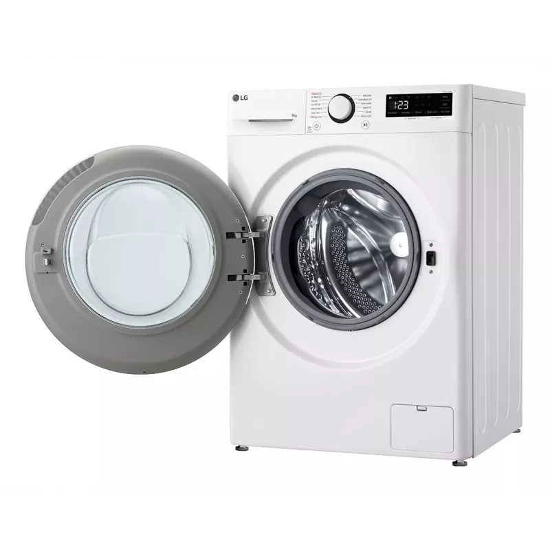 LG F2WR508S0W veļas mazgājamā mašīna ar priekšējo ielādi 8 kg 1160 apgr./min Melna, Balta