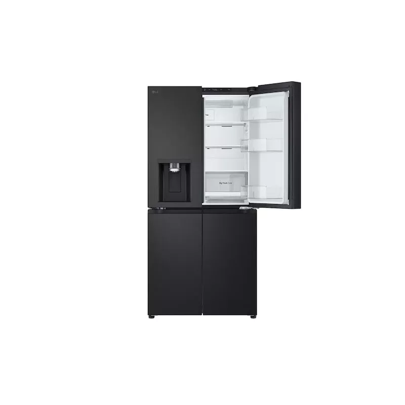 LG GML861EPPE side-by-side ledusskapis Brīvstāvošs 506 L Melns