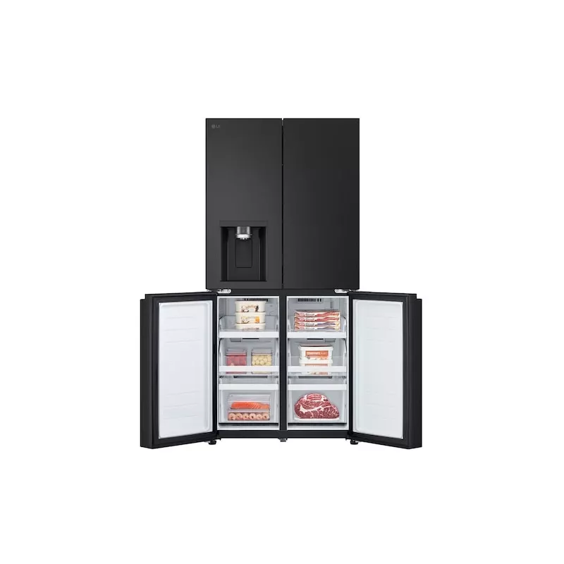 LG GML861EPPE side-by-side ledusskapis Brīvstāvošs 506 L Melns