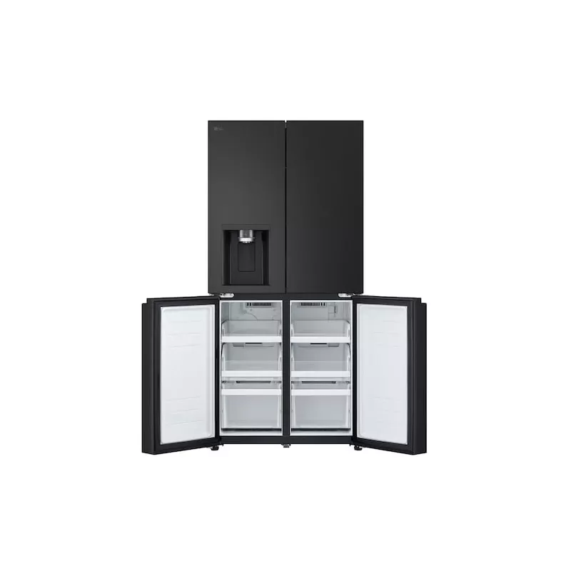 LG GML861EPPE side-by-side ledusskapis Brīvstāvošs 506 L Melns