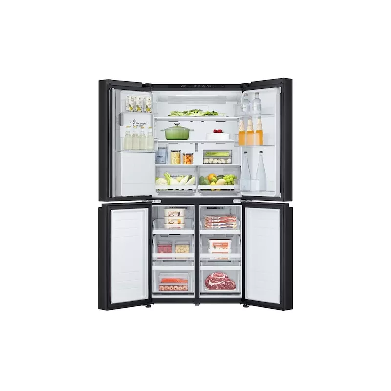 LG GML861EPPE side-by-side ledusskapis Brīvstāvošs 506 L Melns
