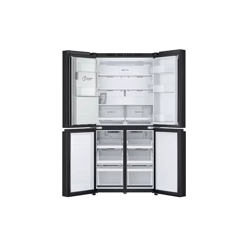LG GML861EPPE side-by-side ledusskapis Brīvstāvošs 506 L Melns