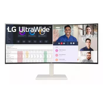 LG 38WR85QC-W datora monitors 96,5 cm (38 collas) 3840 x 1600 pikseļi UltraWide Quad HD LCD Balts