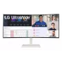 LG 38WR85QC-W datora monitors 96,5 cm (38 collas) 3840 x 1600 pikseļi UltraWide Quad HD LCD Balts