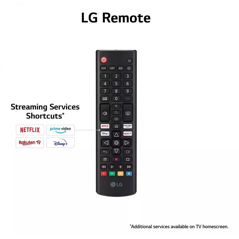 LG UHD 50UR78006LK 127 cm (50 collas) 4K Ultra HD Smart TV Wi-Fi Melns