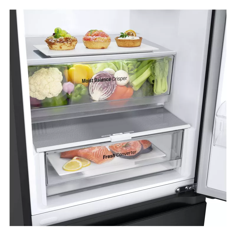 LG GBV3100EEP Brīvi stāvošs 344 l melns