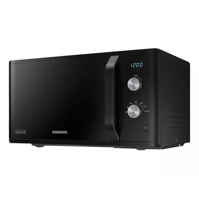 Samsung MW3500K melna solo mikroviļņu krāsns, novietojama uz darba virsmas, 23 L, 800 W