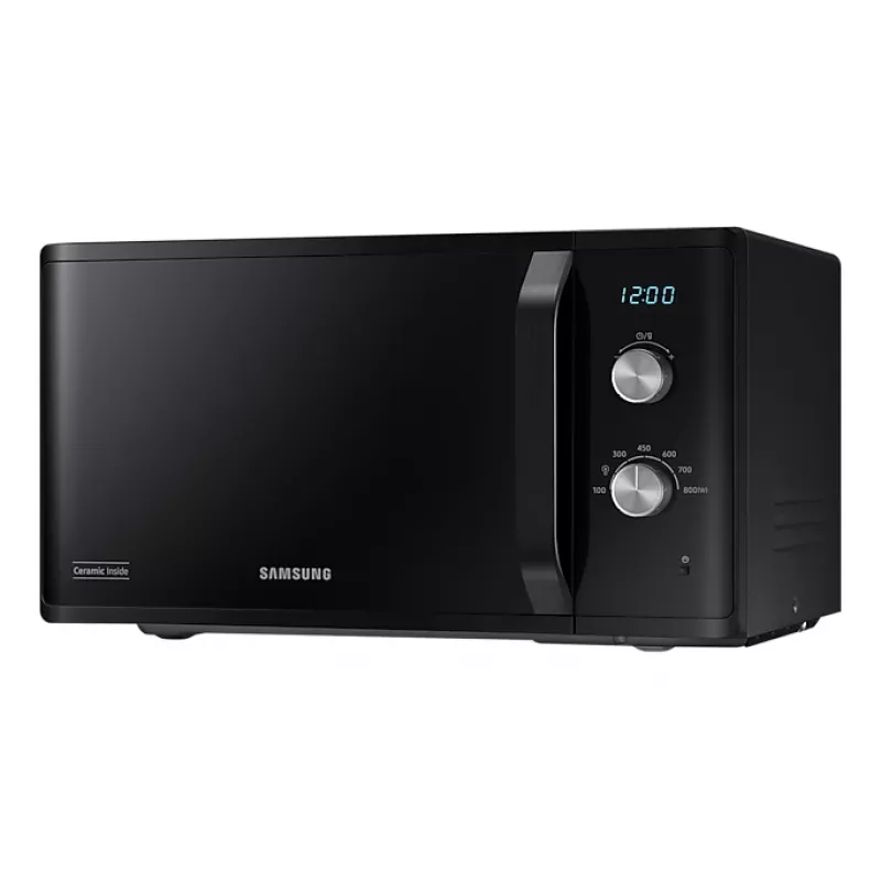 Samsung MW3500K melna solo mikroviļņu krāsns, novietojama uz darba virsmas, 23 L, 800 W