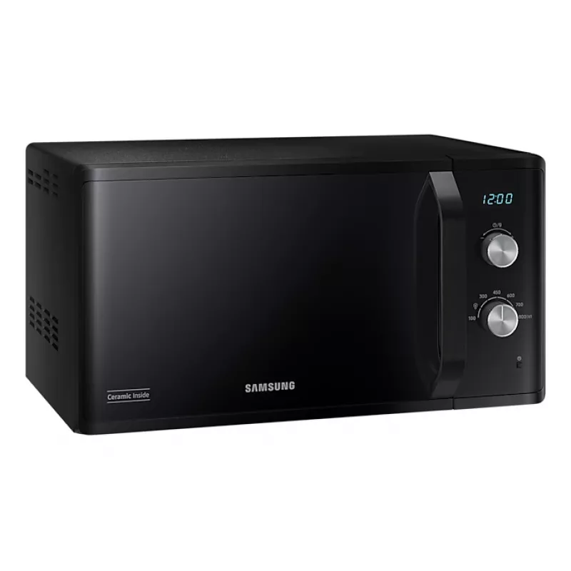 Samsung MW3500K melna solo mikroviļņu krāsns, novietojama uz darba virsmas, 23 L, 800 W