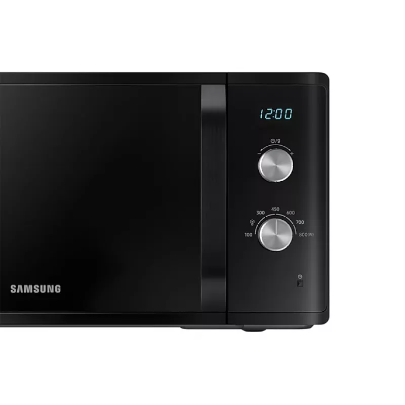Samsung MW3500K melna solo mikroviļņu krāsns, novietojama uz darba virsmas, 23 L, 800 W
