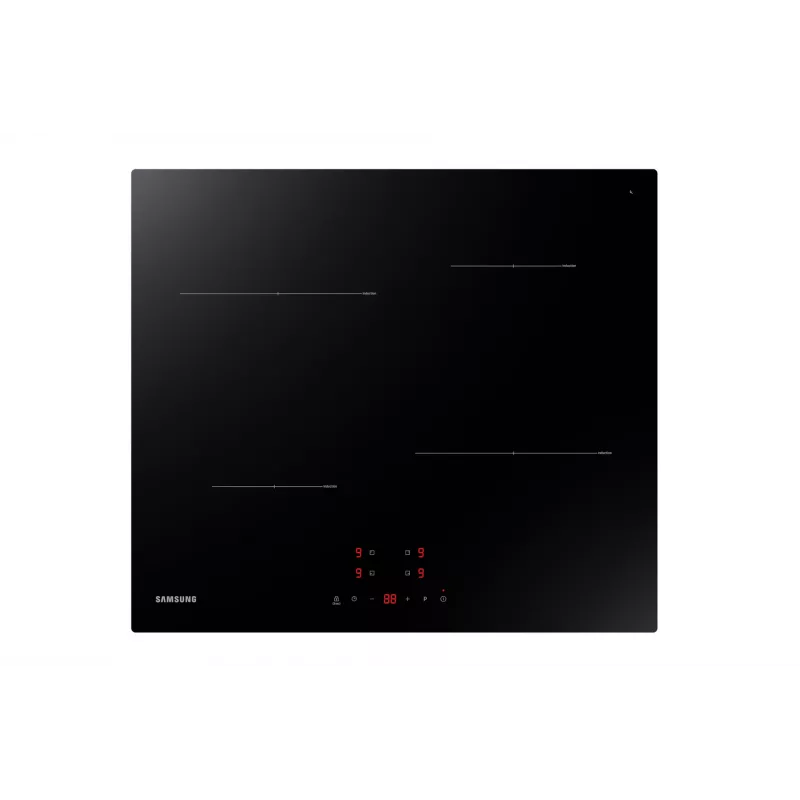 Samsung NZ64T3706A1 Melna Iebūvējamā 60 cm Zonas indukcijas plīts virsma 4 zonas