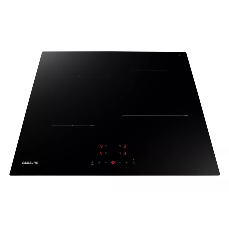 Samsung NZ64T3706A1 Melna Iebūvējamā 60 cm Zonas indukcijas plīts virsma 4 zonas