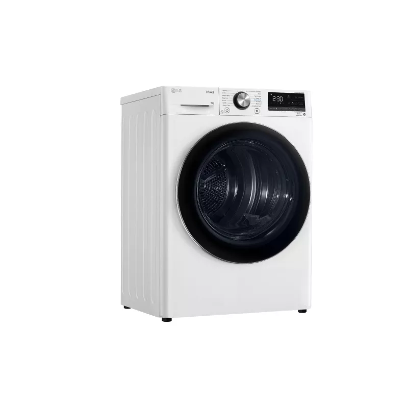 LG RH90V9AV2N veļas žāvētājs Brīvstāvošs Ielādēšana no priekšas 9 kg Balts