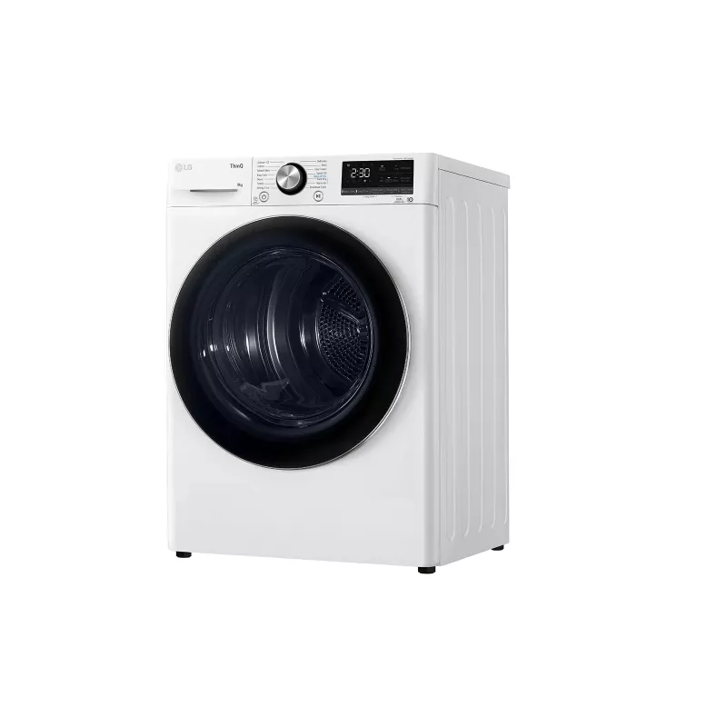 LG RH90V9AV2N veļas žāvētājs Brīvstāvošs Ielādēšana no priekšas 9 kg Balts
