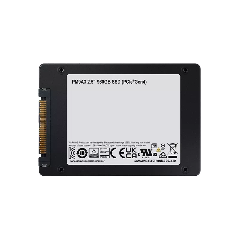 Samsung PM9A3 960 GB 2,5 collu PCI Express 4.0 NVMe V-NAND TLC