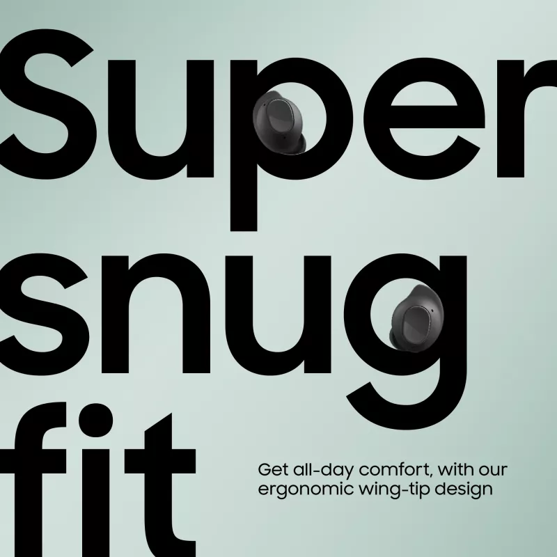 Samsung GALAXY BUDS FE GRAPHITE austiņas True Wireless Stereo (TWS) ievietojamas zvaniem/mūzikai/sportam/ikdienai Bluetooth