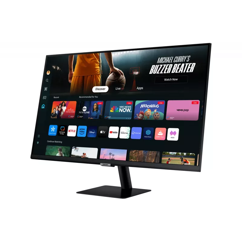 Samsung M70D datora monitors 81,3 cm (32 collas) 3840 x 2160 pikseļi 4K Ultra HD LED melns