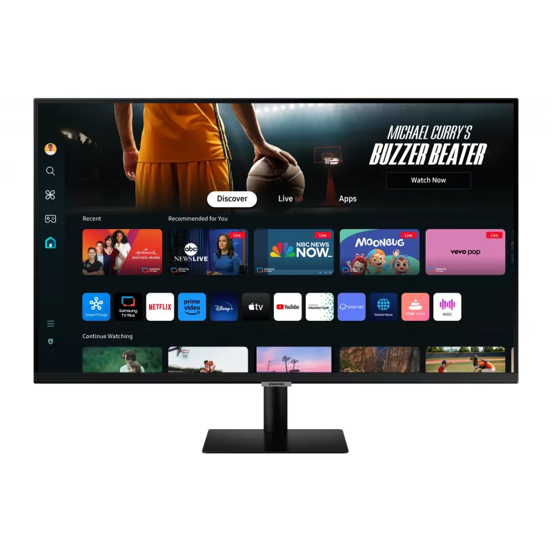 Samsung M70D datora monitors 81,3 cm (32 collas) 3840 x 2160 pikseļi 4K Ultra HD LED melns