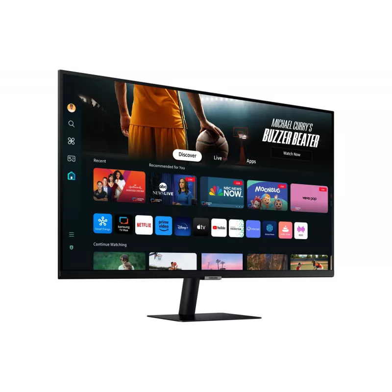 Samsung M70D datora monitors 81,3 cm (32 collas) 3840 x 2160 pikseļi 4K Ultra HD LED melns