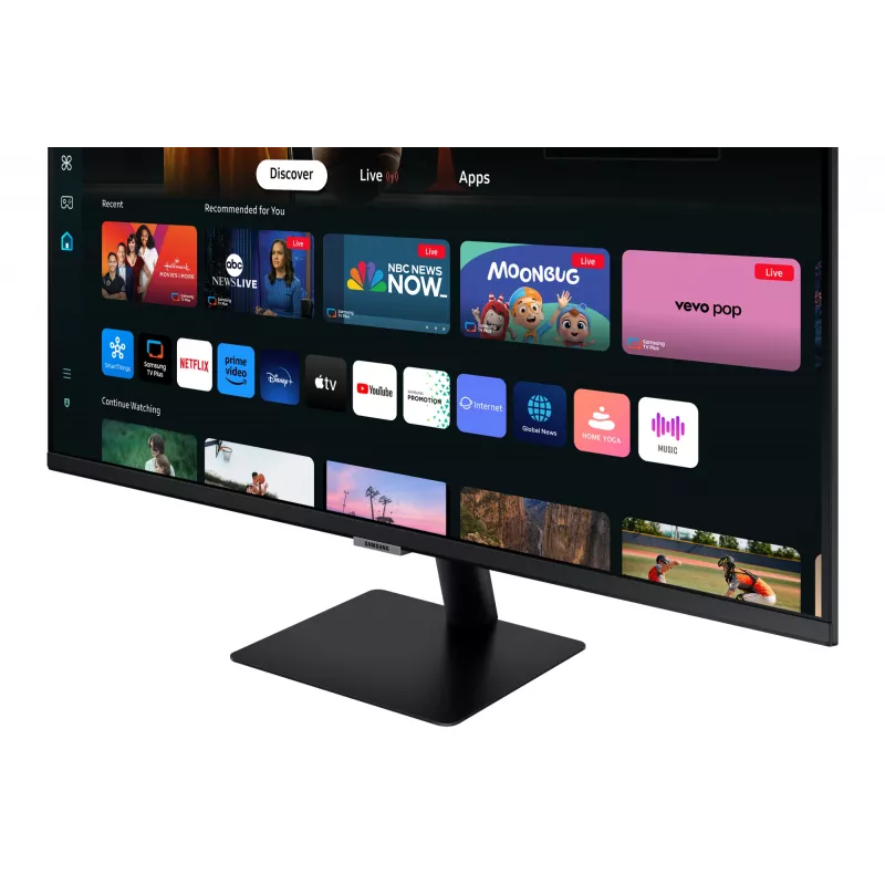 Samsung M70D datora monitors 81,3 cm (32 collas) 3840 x 2160 pikseļi 4K Ultra HD LED melns