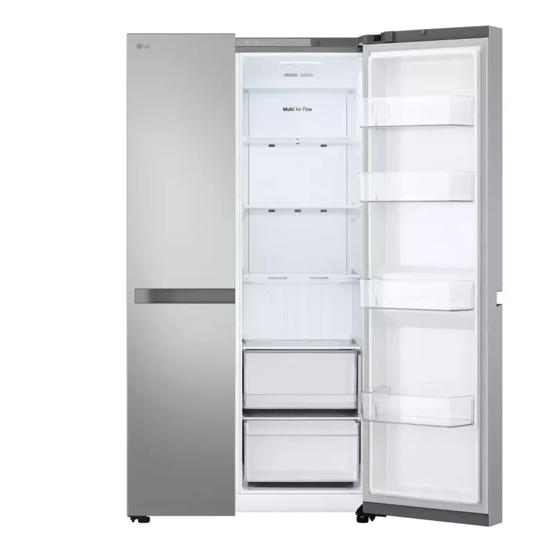 LG NatureFRESH GSBC40PYPE Amerikāņu stila ledusskapis ar saldētavu - Prime Silver - E klase