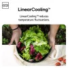 LG NatureFRESH GSBC40PYPE Amerikāņu stila ledusskapis ar saldētavu - Prime Silver - E klase
