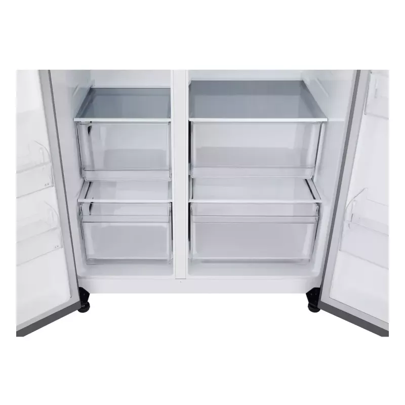 LG NatureFRESH GSBC40PYPE Amerikāņu stila ledusskapis ar saldētavu - Prime Silver - E klase