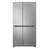 LG NatureFRESH GSBC40PYPE Amerikāņu stila ledusskapis ar saldētavu - Prime Silver - E klase