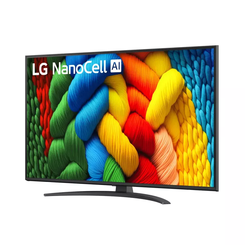 LG NanoCell AI 50NANO81A6A 127 cm (50 inch) 4K Ultra HD Smart TV Wi-Fi Melns