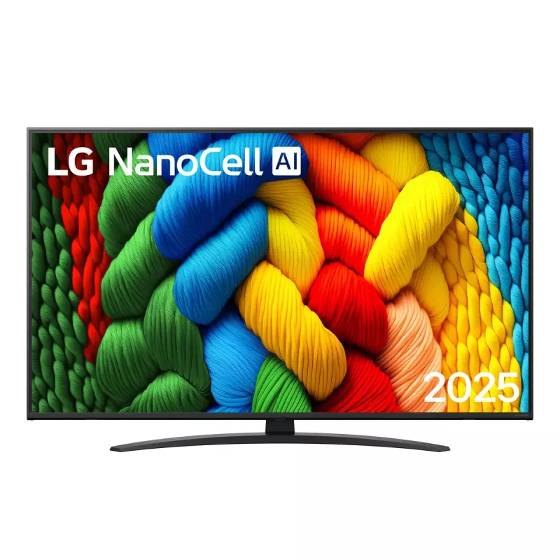 LG NanoCell AI 50NANO81A6A 127 cm (50 inch) 4K Ultra HD Smart TV Wi-Fi Melns