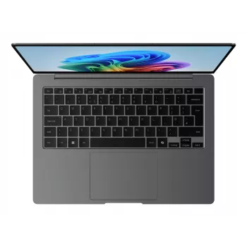 Samsung NP940XHAA-EXP Intel Core Ultra 7 256V klēpjdators 35,6 cm (14 collas) skārienjūtīgs 16 GB LPDDR5x-SDRAM 512 GB SSD Wi-Fi 7 (802.11be) Windows 11 Home vācu pelēks