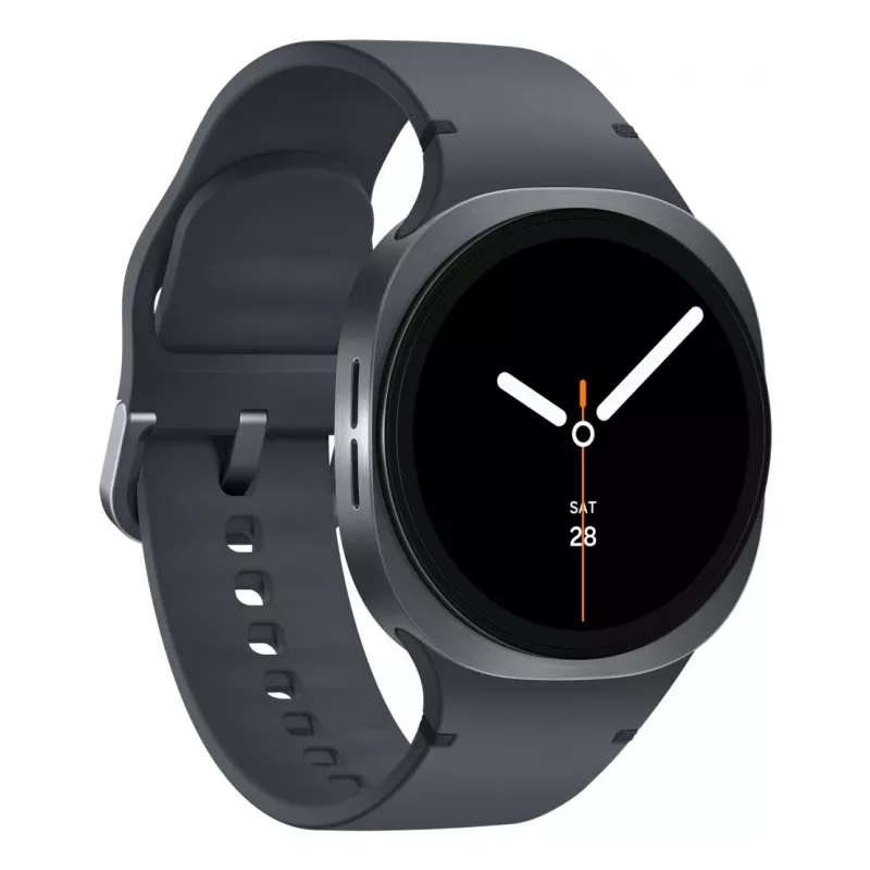 Samsung Galaxy Watch8 SM-L325FDAAXEF viedpulkstenis / sporta pulkstenis 3,3 cm (1,3 collu) AMOLED 40 mm Digitāls 438 x 438 pikseļi 4G Grafīts Wi-Fi GPS (satelīts)