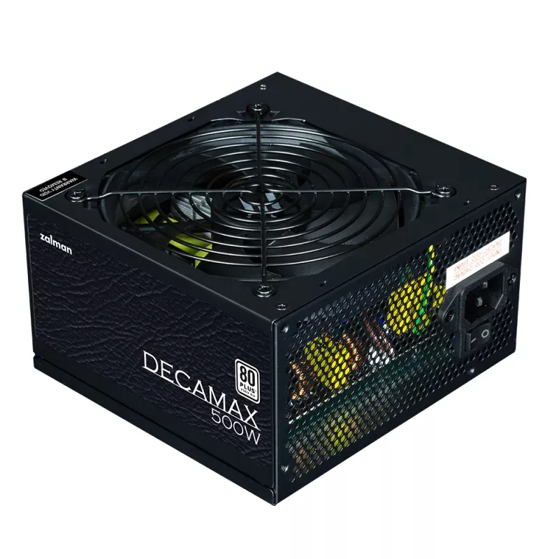 Zalman Decamax barošanas bloks 500 W ATX melns