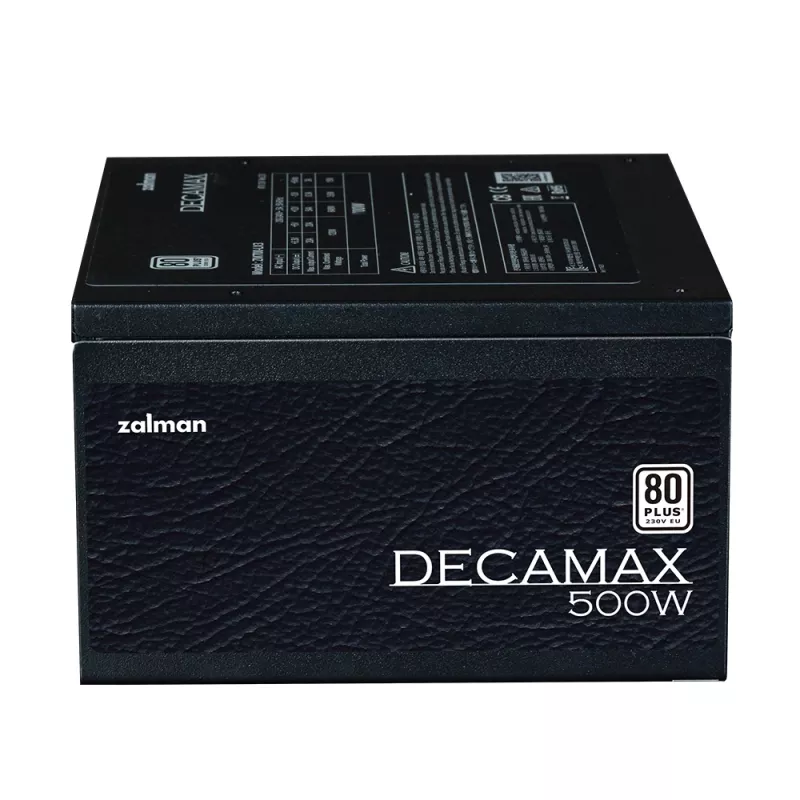 Zalman Decamax barošanas bloks 500 W ATX melns