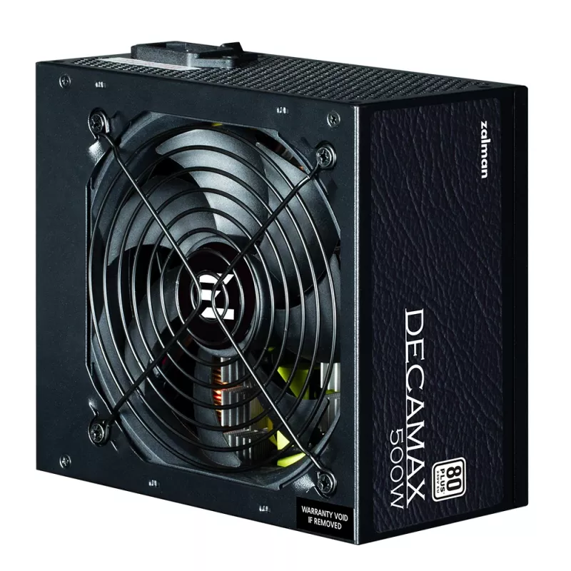 Zalman Decamax barošanas bloks 500 W ATX melns