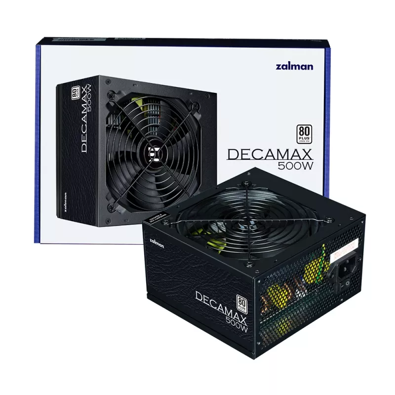 Zalman Decamax barošanas bloks 500 W ATX melns