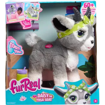 FurReal Daisy the Yoga Goat, Puika/Meitene, 4 gadi, Skanoša FurReal Daisy the Yoga Goat. Produkta krāsa: Daudzkrāsains