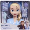 Just Play Disney Frozen 2, grima/veidošanas lelles galva, sieviešu, 3 g., 120 mm, daudzkrāsaina