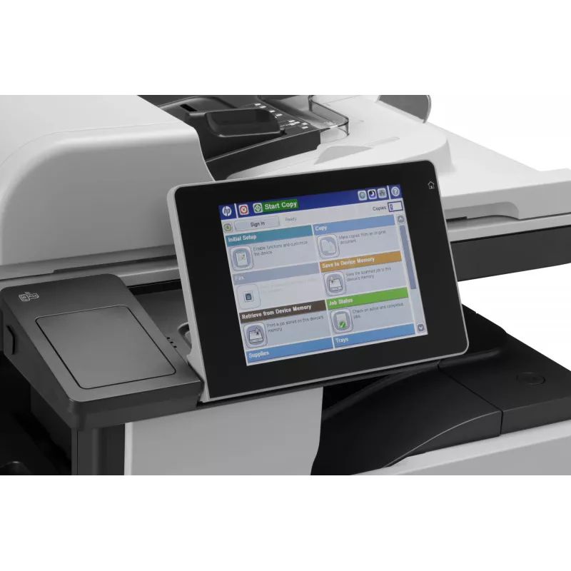 HP LaserJet Enterprise MFP M725dn, lāzera, vienkrāsaina druka, 1200 x 1200 DPI, A3, tiešā druka, melna, pelēka