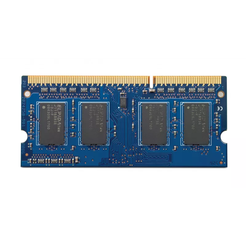 HP 4GB DDR3L-1600 1.35V SODIMM, 4 GB, 1 x 4 GB, DDR3, 1600 MHz, 204-pin SO-DIMM