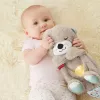 Fisher-Price Soothe 'n Snuggle Otter, plīša mazuļa rotaļlieta, skaņas ierīce ar elpošanas kustību