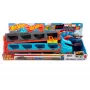 Hot Wheels City Speedway Hauler pārvadātājs ar 3 rotaļu automašīnām, transportlīdzekļu komplekts, 4 gadi, Plastmasa, Pelēks, Daudzkrāsu