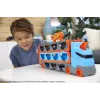 Hot Wheels City Speedway Hauler pārvadātājs ar 3 rotaļu automašīnām, transportlīdzekļu komplekts, 4 gadi, Plastmasa, Pelēks, Daudzkrāsu