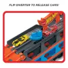 Hot Wheels City Speedway Hauler pārvadātājs ar 3 rotaļu automašīnām, transportlīdzekļu komplekts, 4 gadi, Plastmasa, Pelēks, Daudzkrāsu