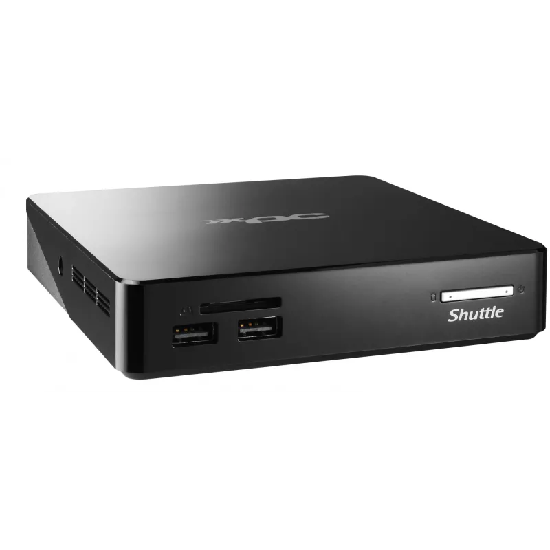 Shuttle XPC nano NS02EV2 Rockchip RK3368 2 GB DDR3L-SDRAM 16 GB eMMC Android 8.1 Netop Mini PC Melns
