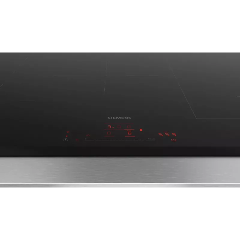Siemens iQ500 ED851HWB1E plīts virsma Melna Iebūvējams 80 cm Zonu indukcijas plīts 5 zona(s)